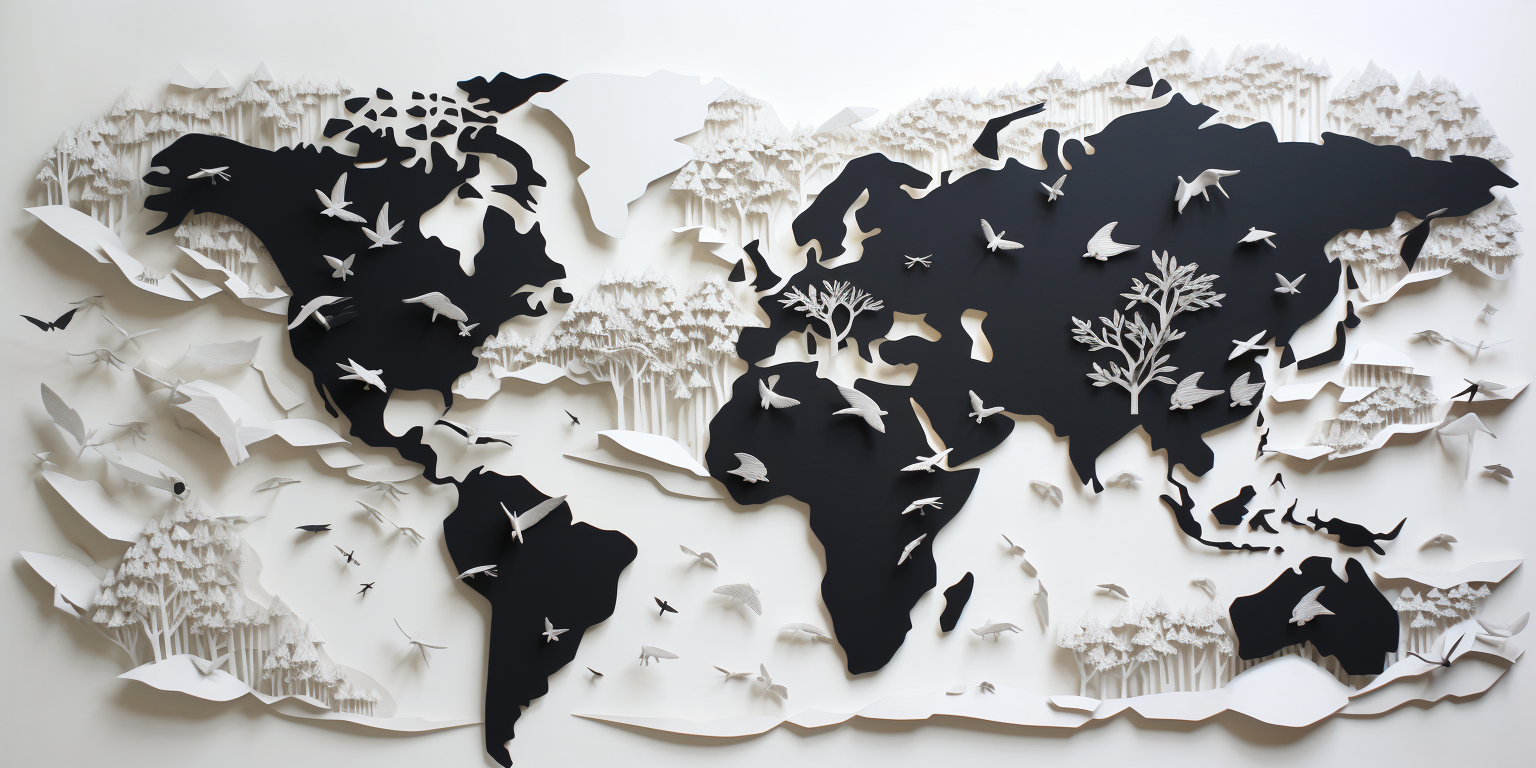 Shipped around the world